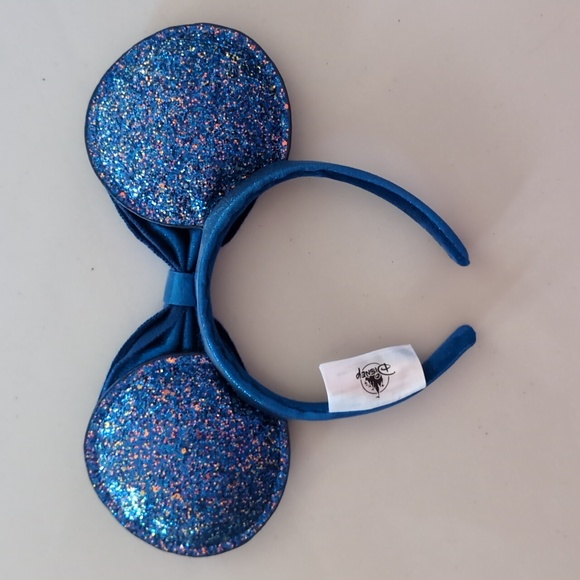 Glitter Blue Mickey Ears - Picture 2 of 2